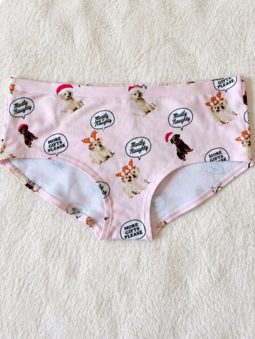 NWOT Victoria’s Secret PINK Dog Print Hipster Panties Size M